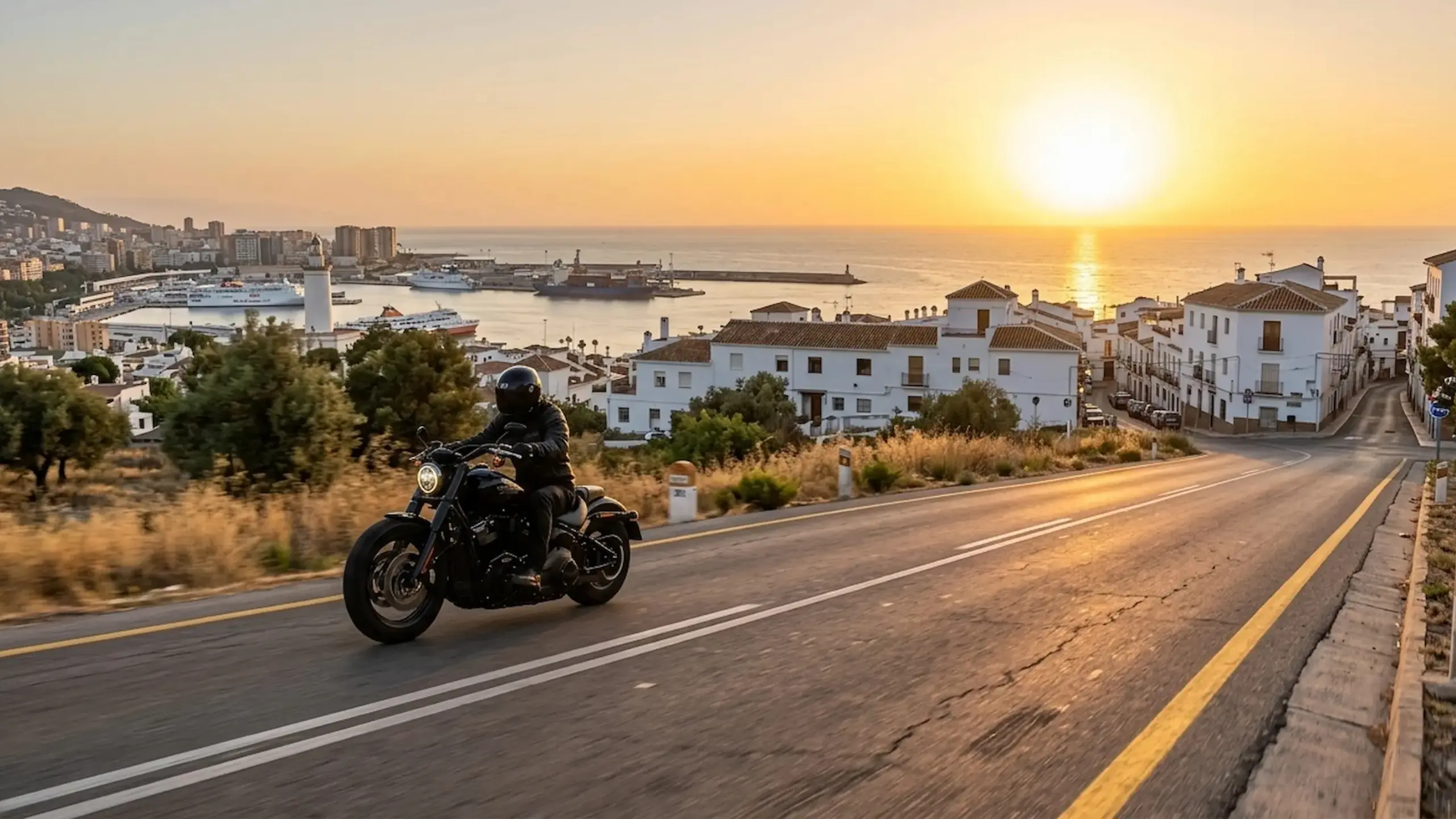Motorcycle storage and logistics support in southern Spain