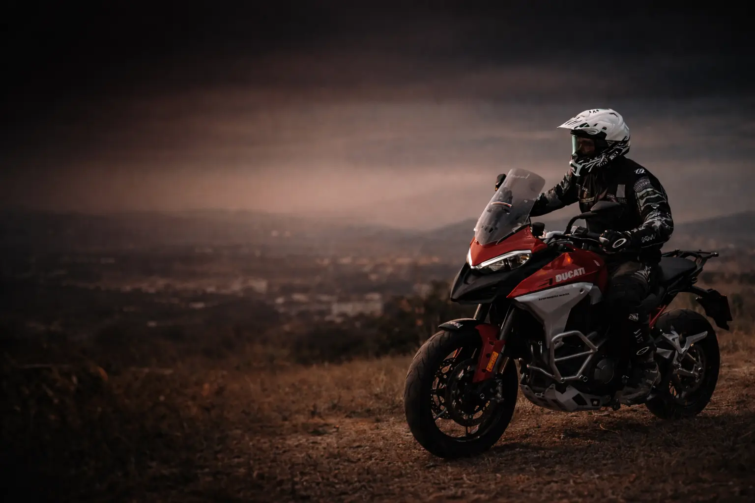 Motorcycle stored in Spain ready for fly-and-ride trips