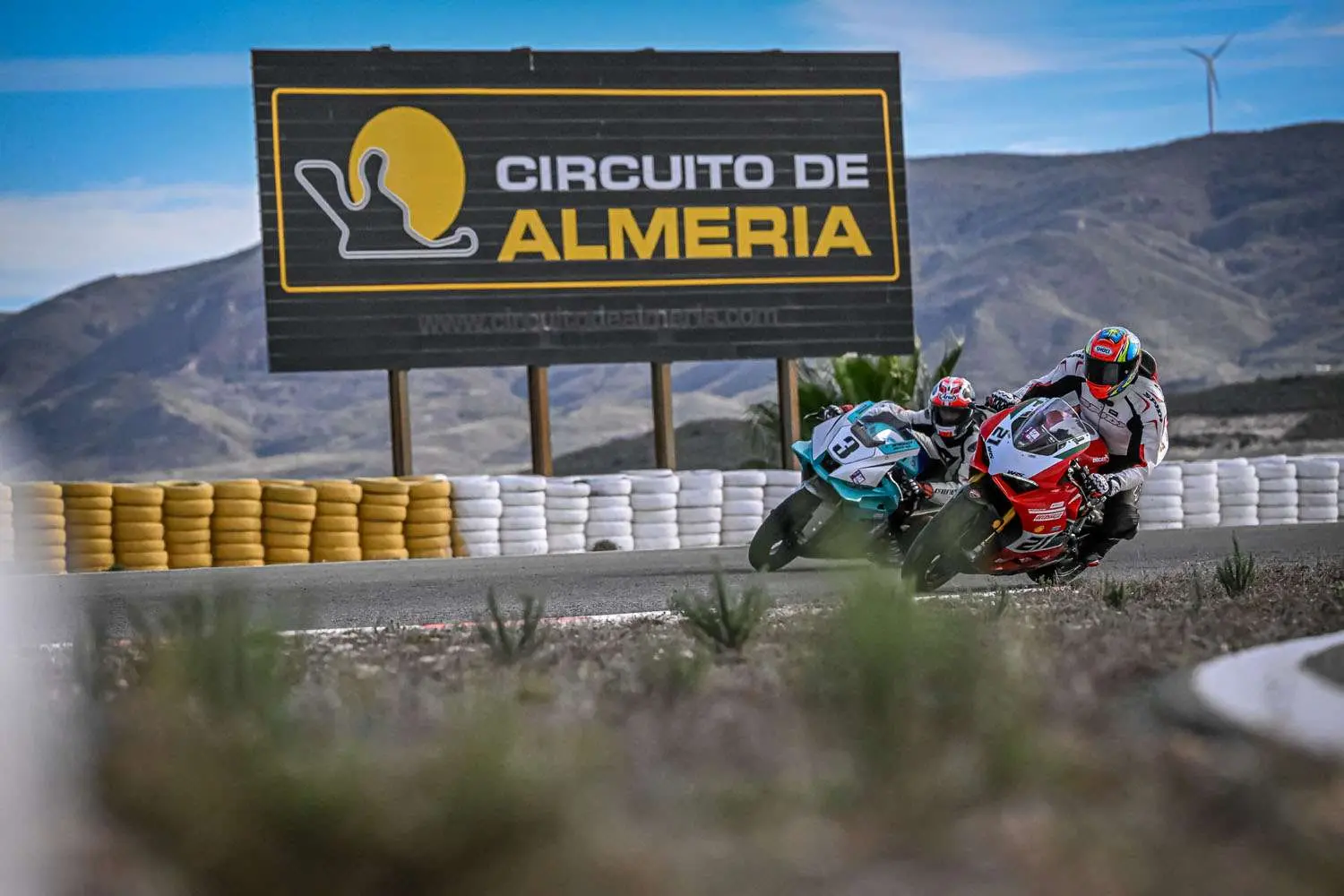 Almeria Circuit track day motorcycle transport UK Spain
